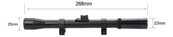 4x20 Telescopic Sight for Air Rifles + Mounts 8