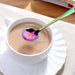 DD2 1 Dessert Coffee Spoon Stainless Steel Flower Shape 5