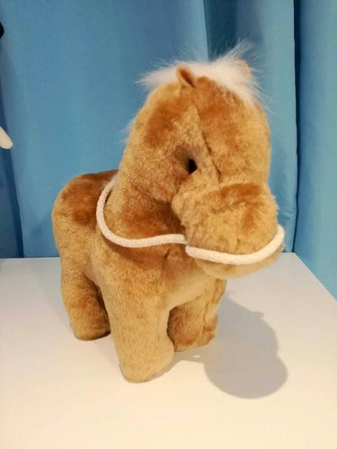 Plush Horse Pampa Attachment Doll for Baby Soft Fabric 0