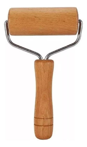 TOTAL IMPORT Rodillo Para Amasar Madera Pasteleria Utensilio Cocina 0