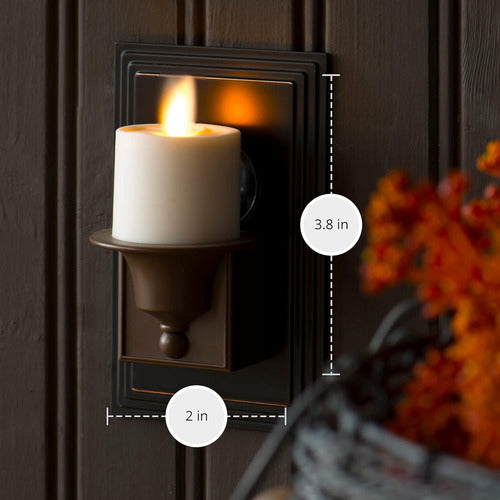 Luminara Flameless Candle Nightlight with Realistic Flame Effect 4