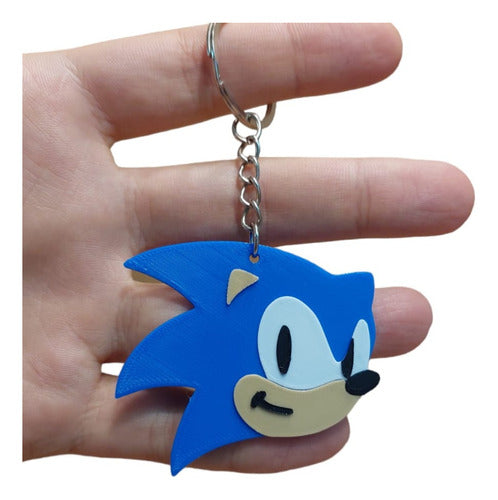 Motif3D Sonic Keychains X10 Personalized Souvenir 0