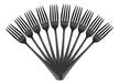 Devico Black Stainless Steel Forks Set of 10 Pieces 0