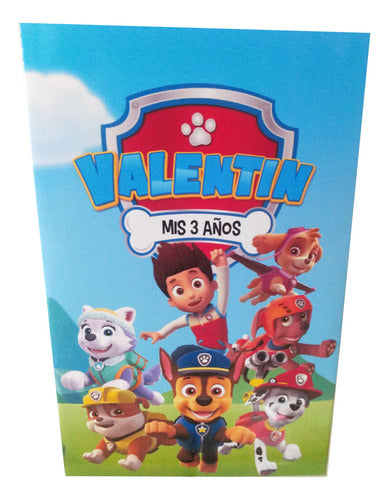 30 Birthday Paw Patrol Bags and 30 Coloring Paw Patrol Booklets 5