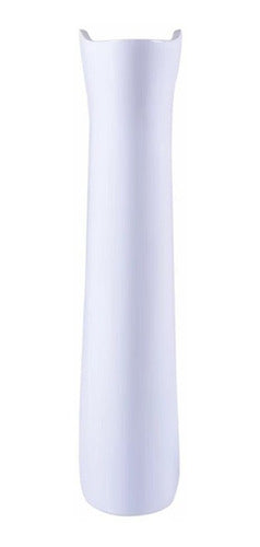 Pie Columna Loza Roca Capea Baño Blanca Mueble Envio 0