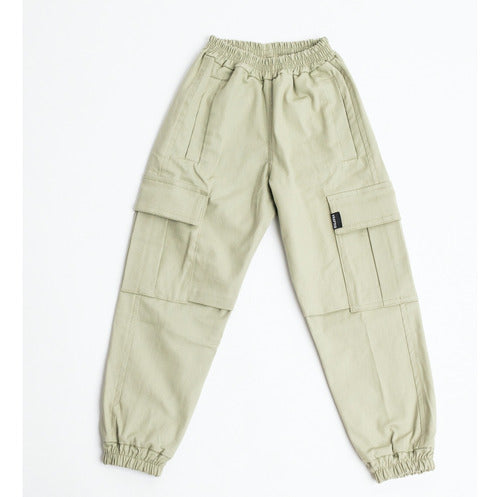 Vraptor Cargo Jogger Pants Gabardine Kids Green 0