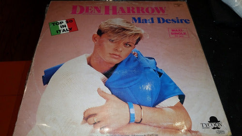 Den Harrow Mad Desire Vinilo Maxi Naranja Transparente 1985 6