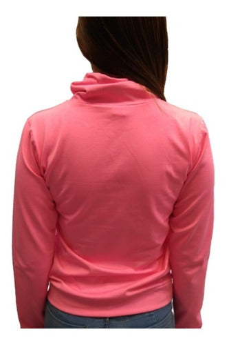 Fsport Women's Fuchsia Sporty Urban Sweatshirt + Thermal T-Shirt 2