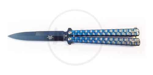 Sevillana Butterfly Knife with Locking Handle Stainless Steel 3