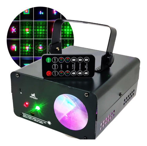 Canhão Laser Jogo De Luz Rgbw  Iluminação P/ Festa Tb1318 0