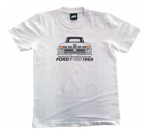 Ford 7XL 161 F-100 1966 Front Ironworker T-shirt 2