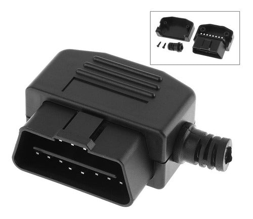 OBD-ElectricDiag OBD2 Male Connector SH 16 Pin for Complete Scanner Cable 0