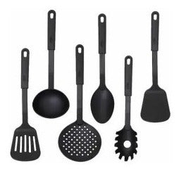 Take It Set 6 Utensils Nylon Spatula Ladle for Ceramic Teflon 1