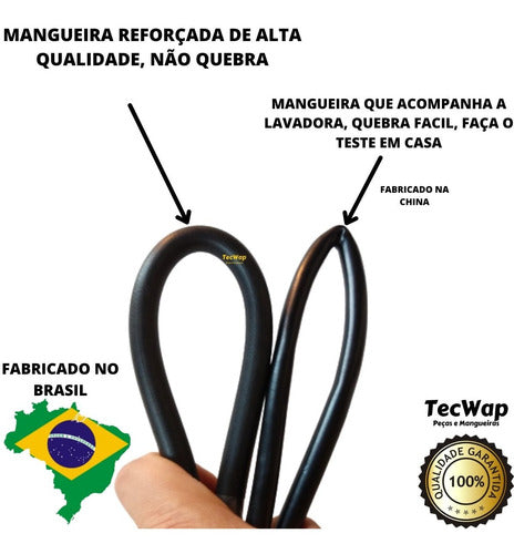 Mangueira Alta Pressão Wap Mini Electrolux Antiga - 10mts 3