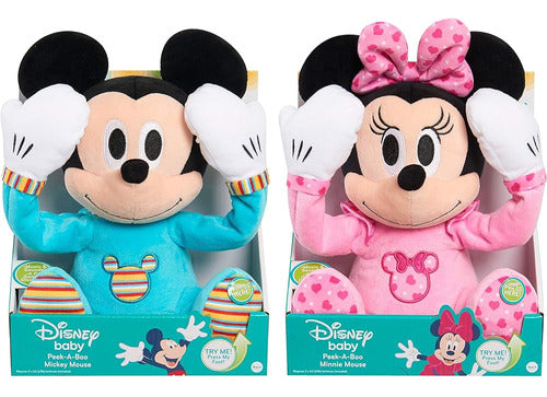 Disney Baby Peek-a-boo Plush, Minnie Mouse, Por Just Play 4