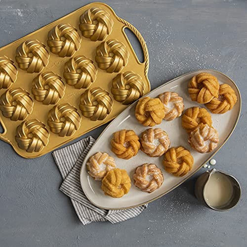 Nordic Ware 75th Anniversary Braided Bundt Bites 4