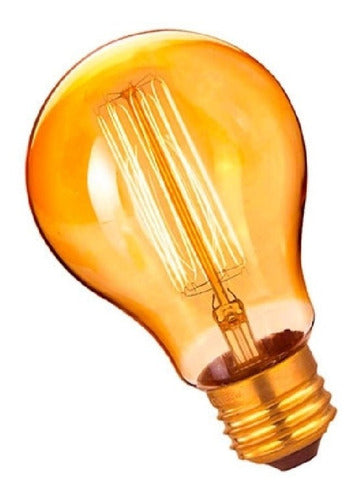 Dimmable Vintage Filament Lamp Antique 25W A60 Gold 0