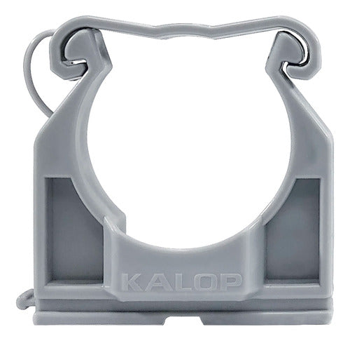 Pack of 50 Kalop 16mm Gray Pipe Clips 0