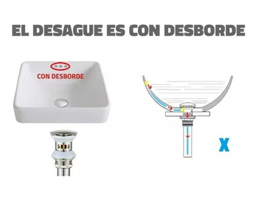 D'accord Desagüe Quick Clack 1 1/4 C/desborde Lavatorio-bidet 4