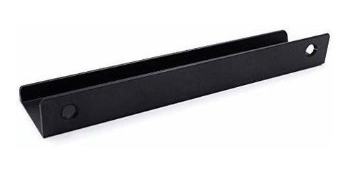 Tiradores De Borde Para Muebles 15cm Pack De 8u Negro 2