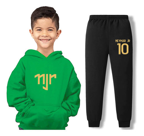 Kids Neymar Soccer Sweatshirt and Pants Set 3