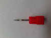 Flame Red Diamondized Nail Bit for Russian Manicure 0.23 5