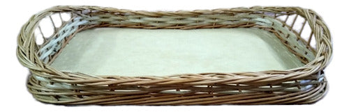 Villa Pacífico Set of 3 Wicker Trays, Various Formats 0