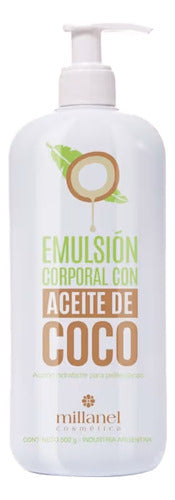 Hydrating Body Emulsion Millanel 500ml Coconut Oil 4