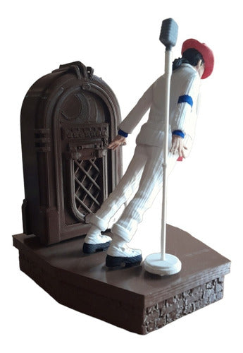 Figura Michael Jackson Rockola Jukebox 3d - 14 Cm 2