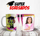 Plantillas Tazas Egresaditos Superheroes Diseños Sublimar #4 2