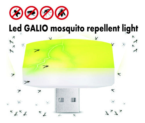 Mosquito Repellent LED Light Fly Killer Galium USB Novelty 1