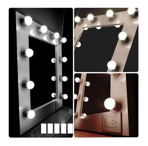 LED Lights X 10 for Makeup Vanity Mirror USB 4.95 M 2