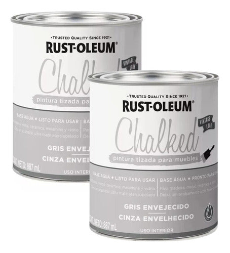 Rust-Oleum Chalked Ultra Matte Latex Paint 1L 0