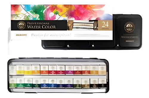 Mungyo Super Professional Watercolors X24 Pan Set 0