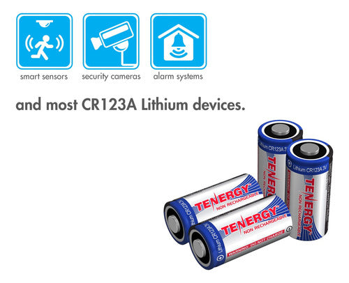 Tenergy Propel 3V CR123A Lithium Battery 2