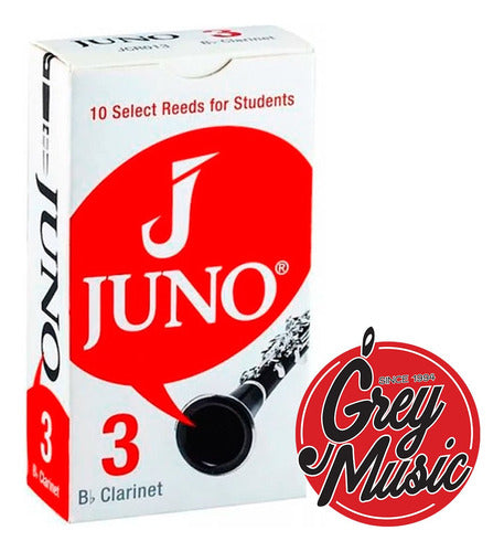 Caja De Cañas Juno X10 N° 3 Cl Clarinete Juno 3 1