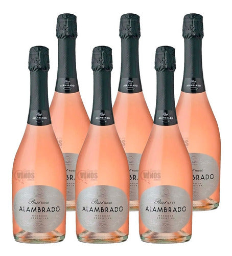 Espumante Alambrado Pinot Rose 750ml Caja X6 Unidades 0