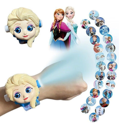 Reloj Pulsera Juguete Frozen Proyecta Imágenes 0