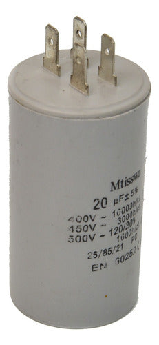 Capacitor Arranque Bomba Cpm 146 Original Lusqtoff 20 Uf 1