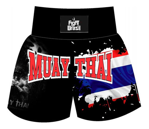 Short Calção Muay Thai Thailand Flag - Fb-3023 1