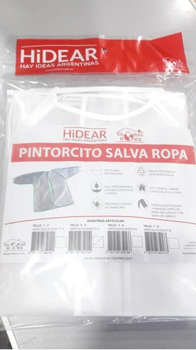 Hidear Pintorcito Jardin Plastico Salva Ropa Varios Talles 0