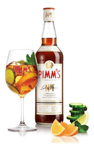 Pimms Aperitivo 750cc Importado Inglaterra + Copa De Regalo 0