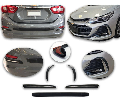 Red Front Bumper Molding Chevrolet Cruze 4p 2023 Kenny 4