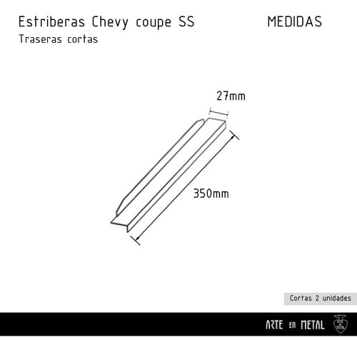 Estriberas Cubre Zócalos Traseras Coupé Chevy 1