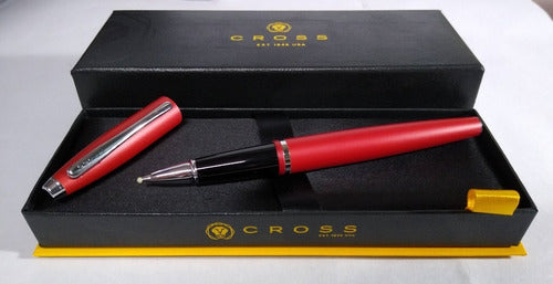 Cross Lapicera Roller Calais Matte Metallic Crimson 1