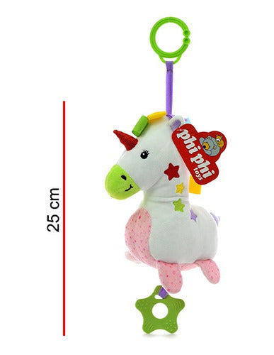 Cunero Musical Unicornio 25cm- . Original Phi Phi Toys 1