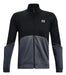 Under Armour Men's Tricot Fashion Jacket 1373791-001/Black and Grey 0