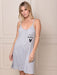 23010 Heart - Jaia Nightgown with Straps and Purse 6