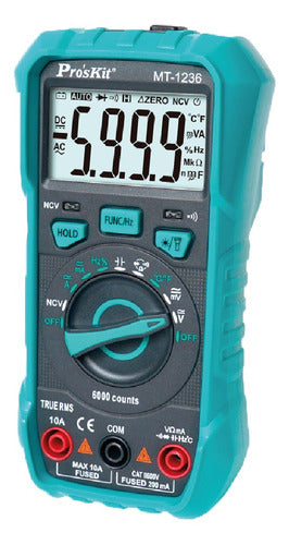 Pro'sKit Digital Multimeter Tester - NCV/Autoranging/RMS 1