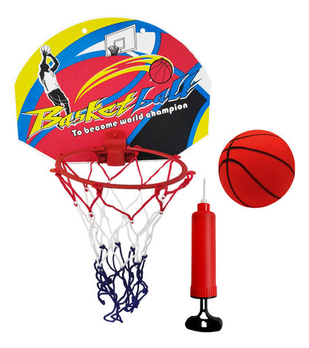 CompraHoy Basketball Hoop with Ball + Inflator, Children's Game - 13200 0